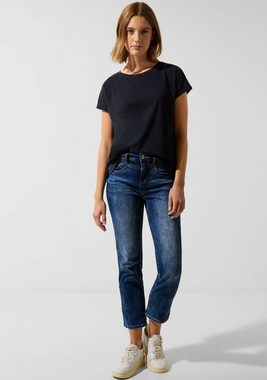 STREET ONE Shirttop mit Steinchendetails