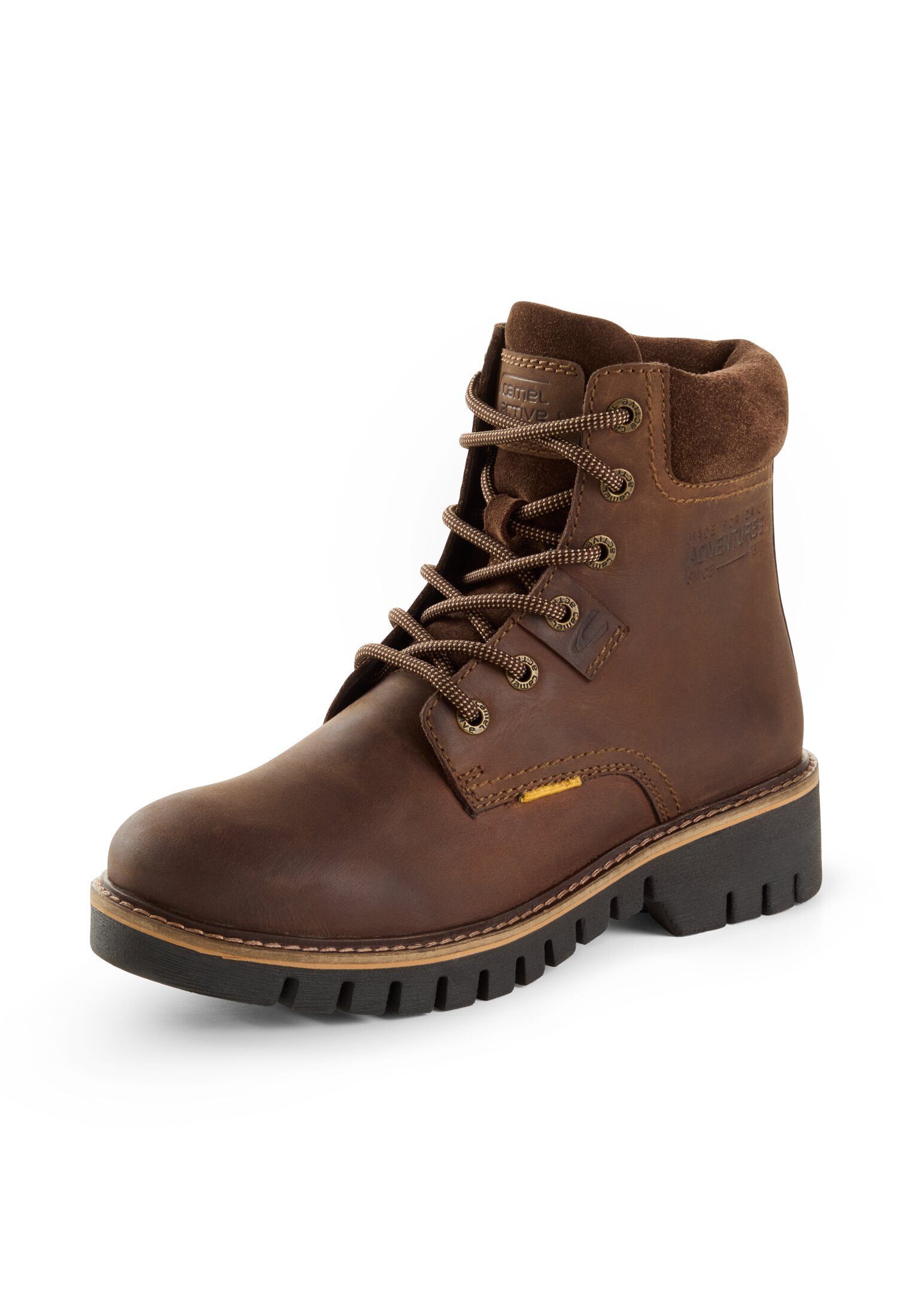 camel active mit Profilsohle Schnürstiefel