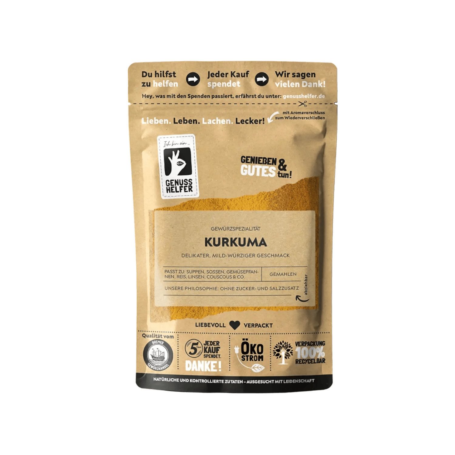 Bremer Gewürzhandel Gewürz Kurkuma, gemahlen, 3er Pack, 240 g