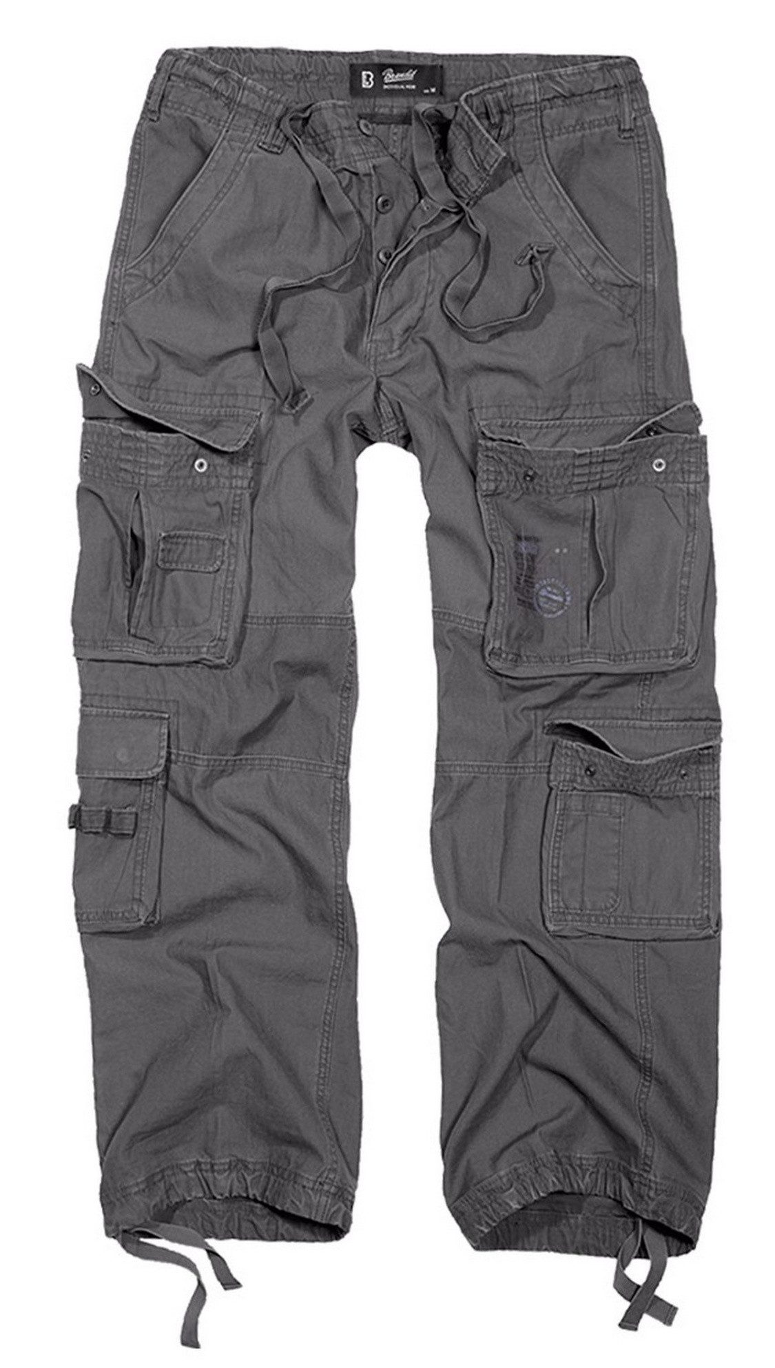 Brandit Cargohose Pure Vintage Trouser Klassisches Design mit vielen Taschen