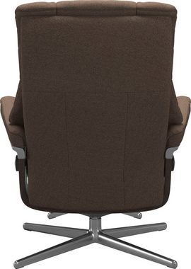 Stressless® Fußhocker Mayfair, mit Cross Base, Größe S, M & L, Holzakzent Wenge