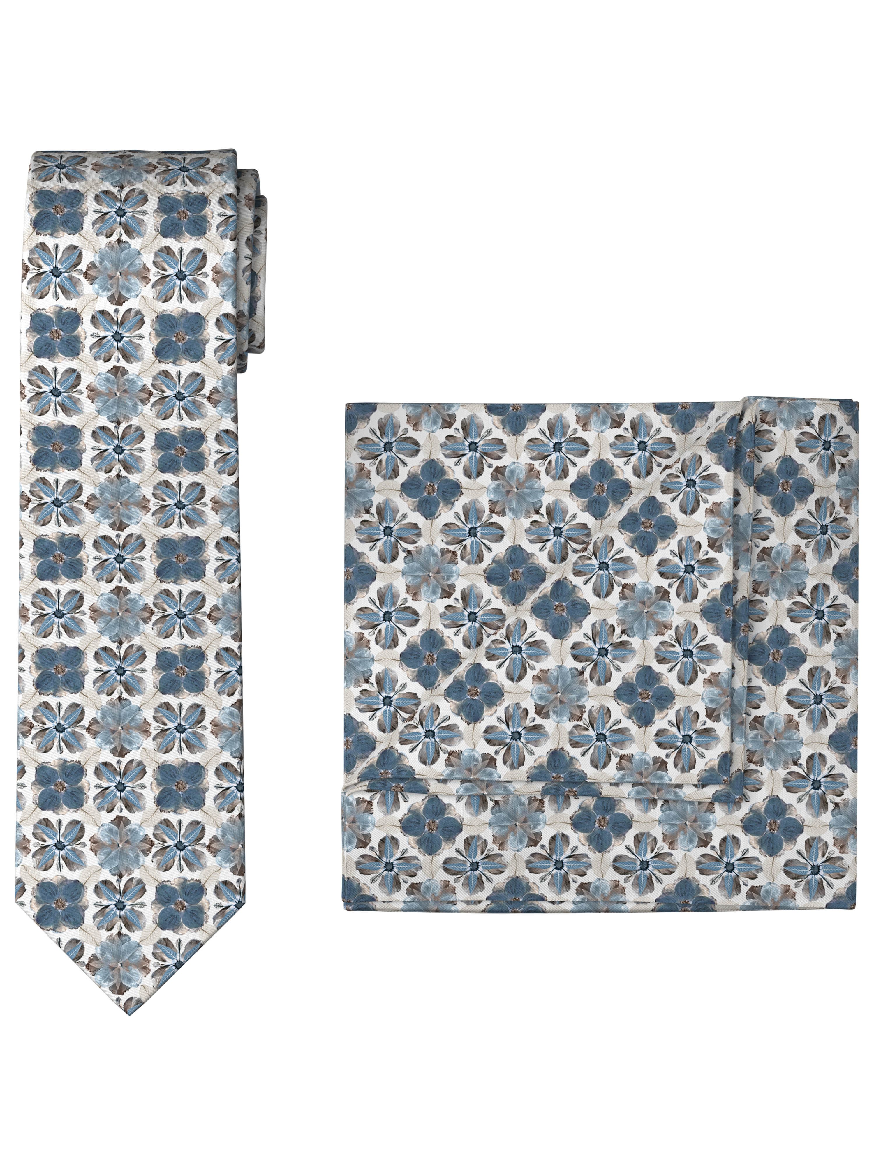 OLYMP Krawatte (Set, 2-St) Set mit Einstecktuch