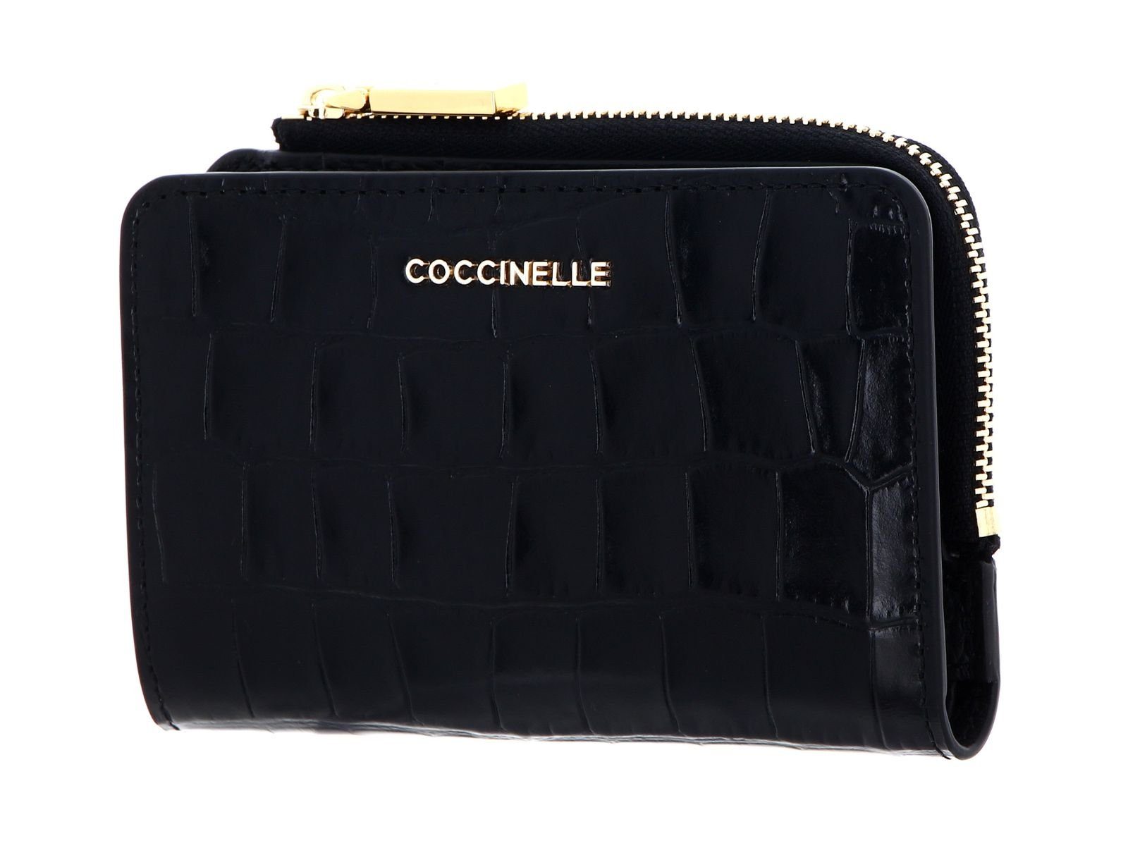 COCCINELLE Geldbörse Metallic Croco Shiny Soft