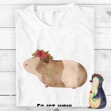 Mr. & Mrs. Panda T-Shirt Meerschweinchen weise - Weiß - Geschenk, Damen, Tiere, Tiermotive, Lu (1-tlg)
