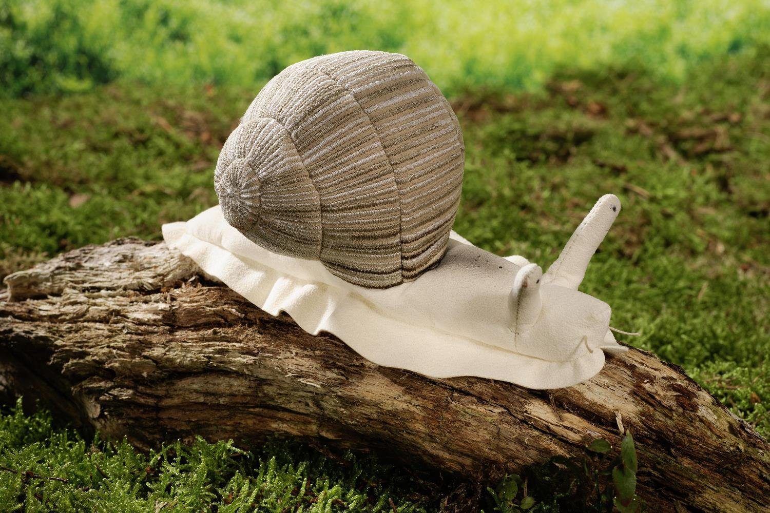 Kösen Kuscheltier Kösen Weinbergschnecke Wally 19 cm creme Schnecke Stofftier