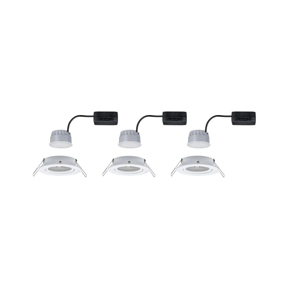 Paulmann LED Einbaustrahler Paulmann LED Einbauleuchte Nova Coin 3er Set we günstig online kaufen