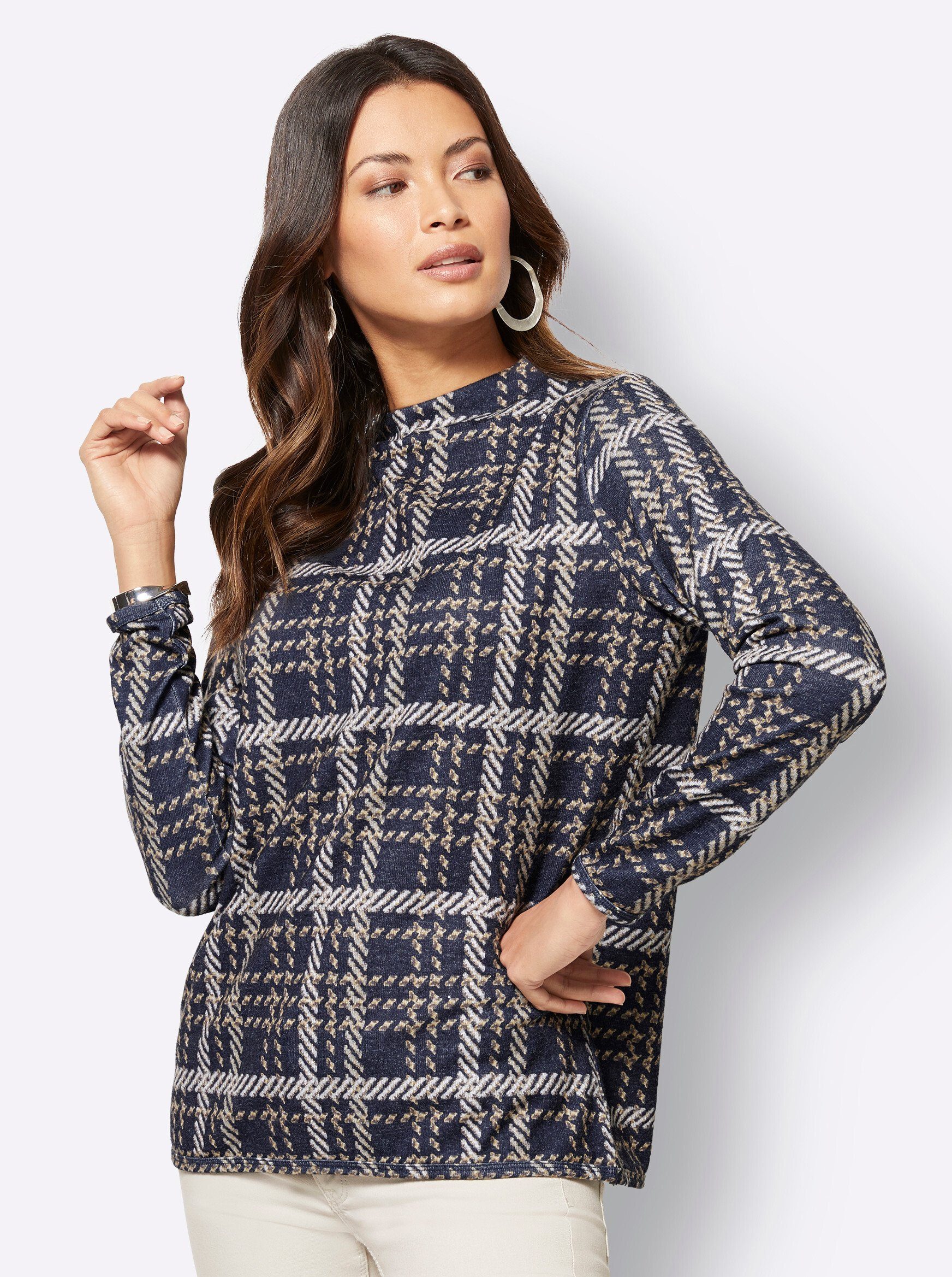 Strickpullover Langarm-Pullover