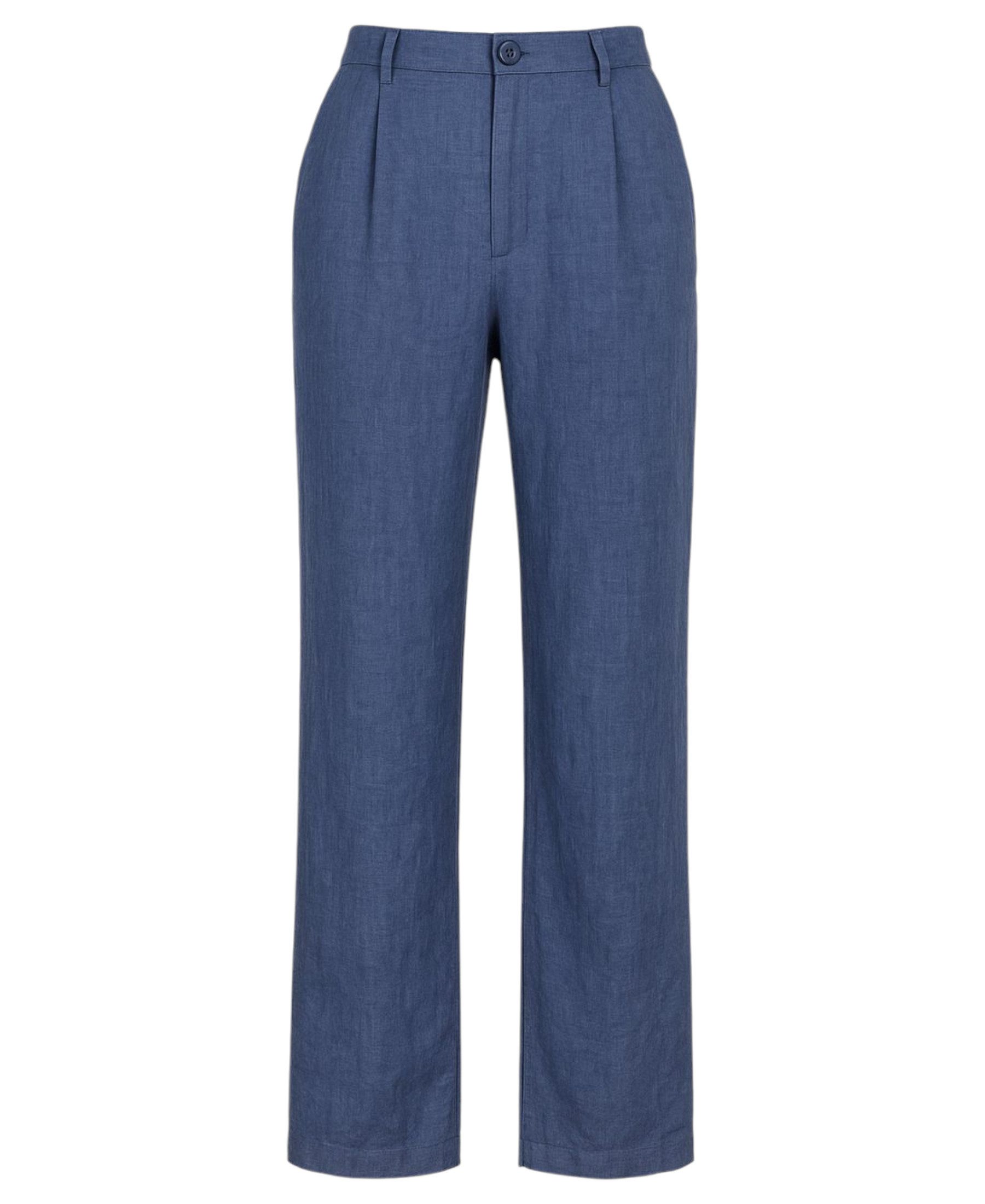 fashionshowcase Palazzohose Damen Stoffhose in Leinenoptik günstig online kaufen