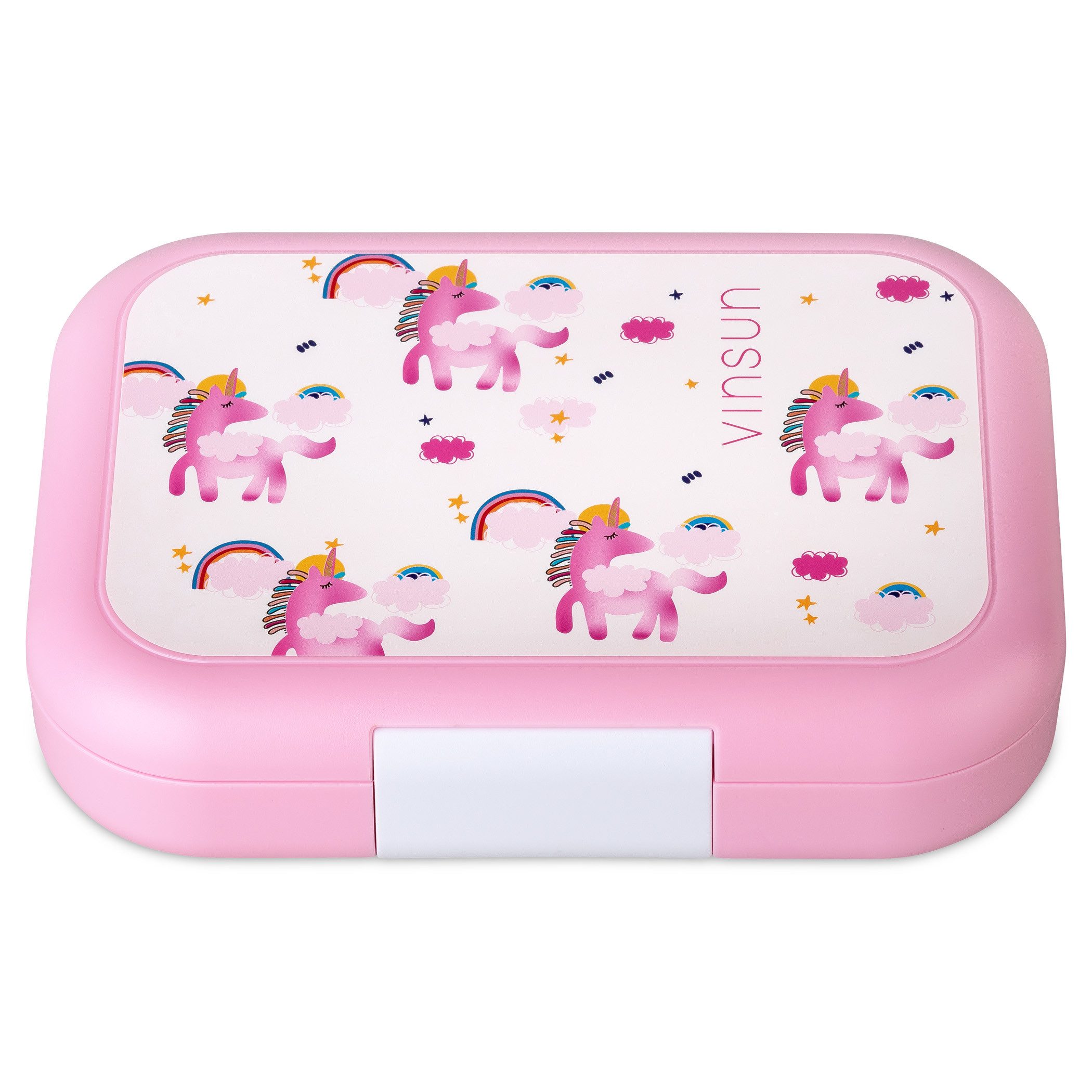 Lunchbox Brotdose Kinder 4 Fächer - Auslaufsicher - Spülmaschinen geeignet