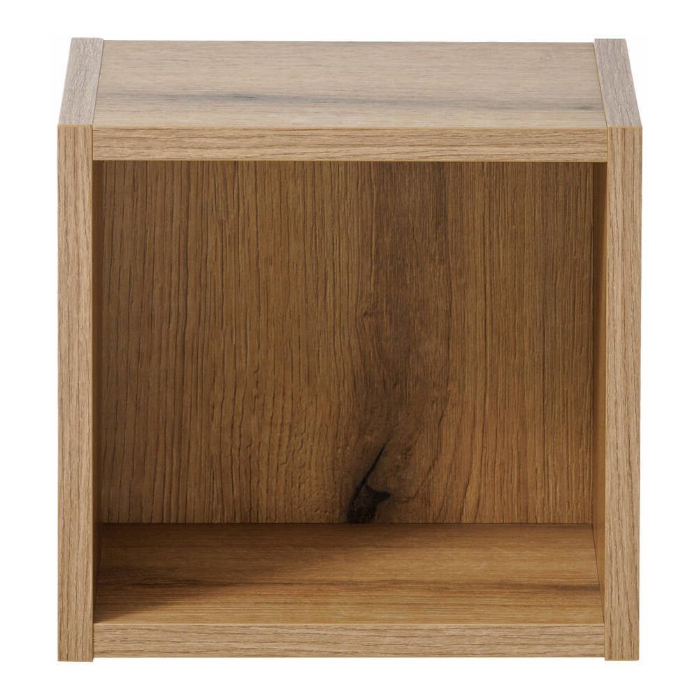 en.casa Badregal, »Skelbolu« 27x25x21 cm Eiche