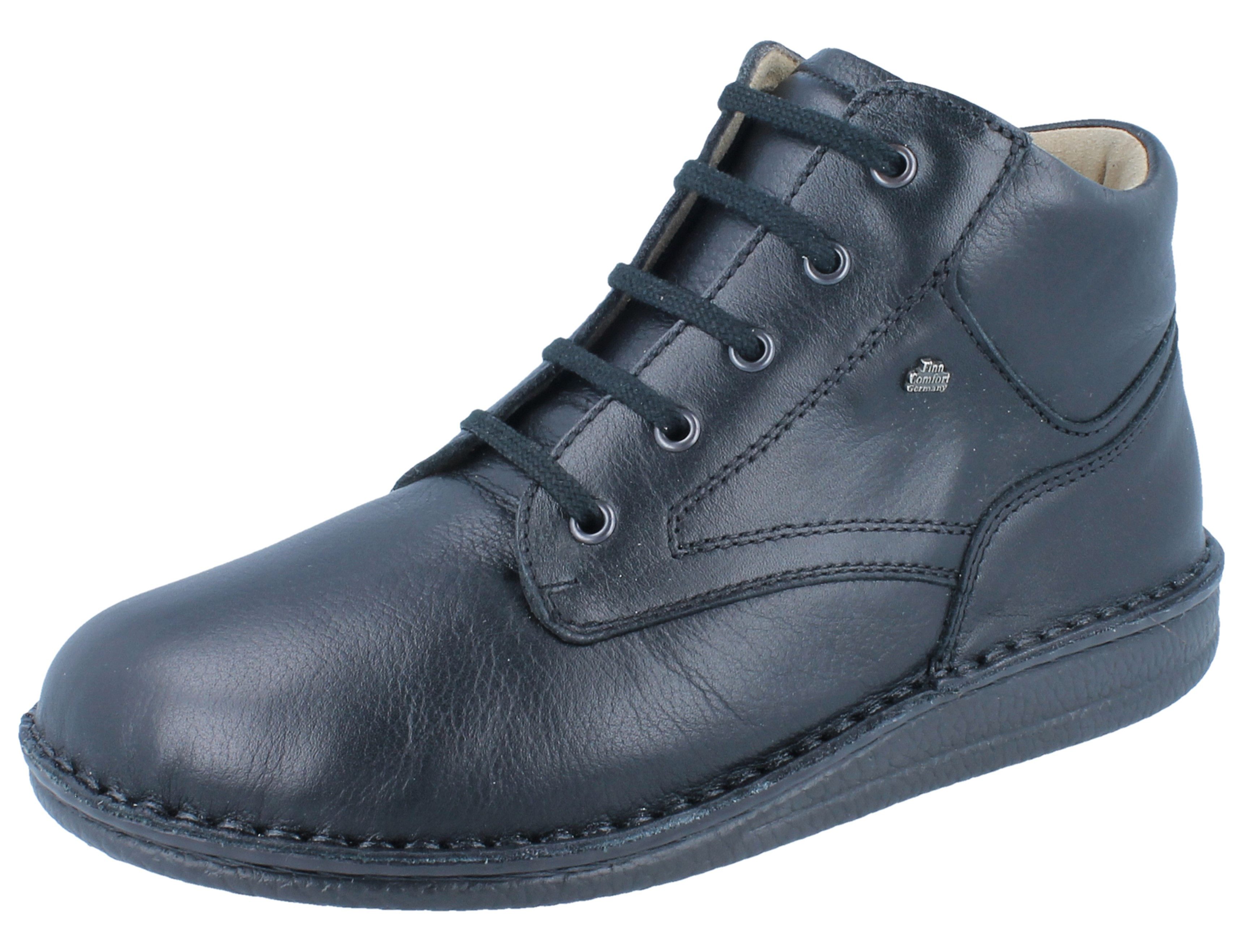 Finn Comfort FINN COMFORT PROPHYLAXE 96104 Damen Herren Stiefel schwarz Glattleder Stiefel Wechselfußbett