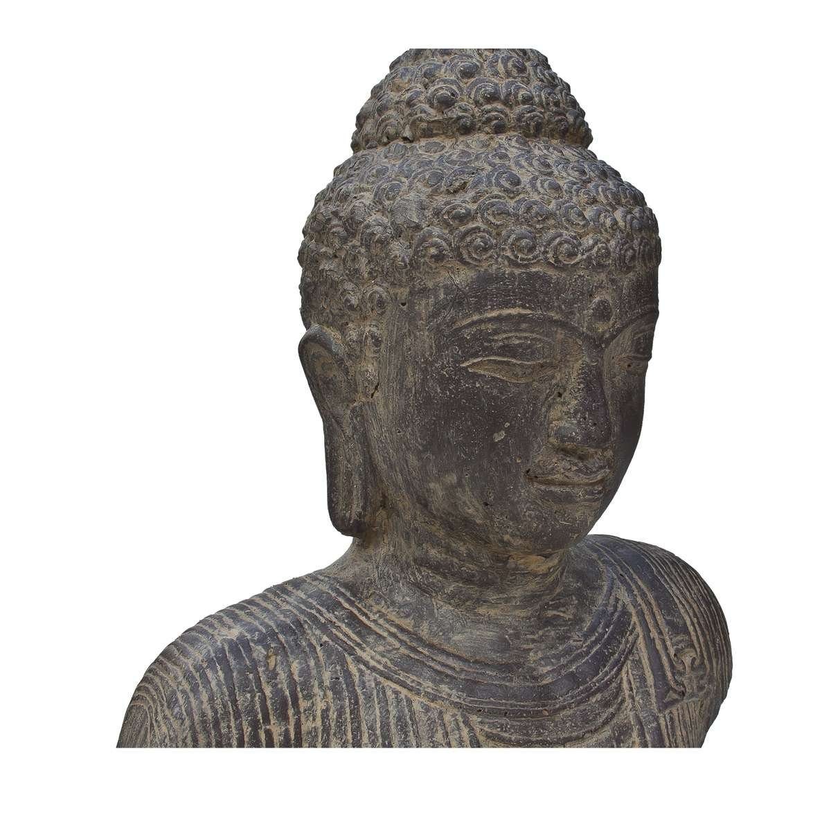 cm Dekofigur Ursprungsland Galerie 40 St), in (1 im traditionelle Buddha Handarbeit Büste Herstellung Oriental