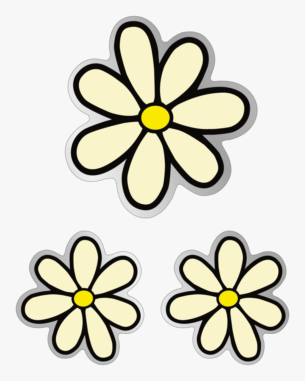 Hermann Schütz Aufkleber Hermann Schütz Aufkleber Blumen-Set Dimension