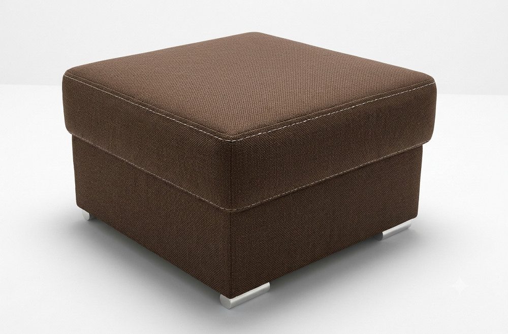 Hocker Polsterhocker im Truhen-Design mit eleganter Aufbewahrungsfunktion