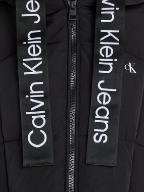 Calvin Klein Jeans Outdoorjacke LOGO DRAWSTRING SHORT PUFFER