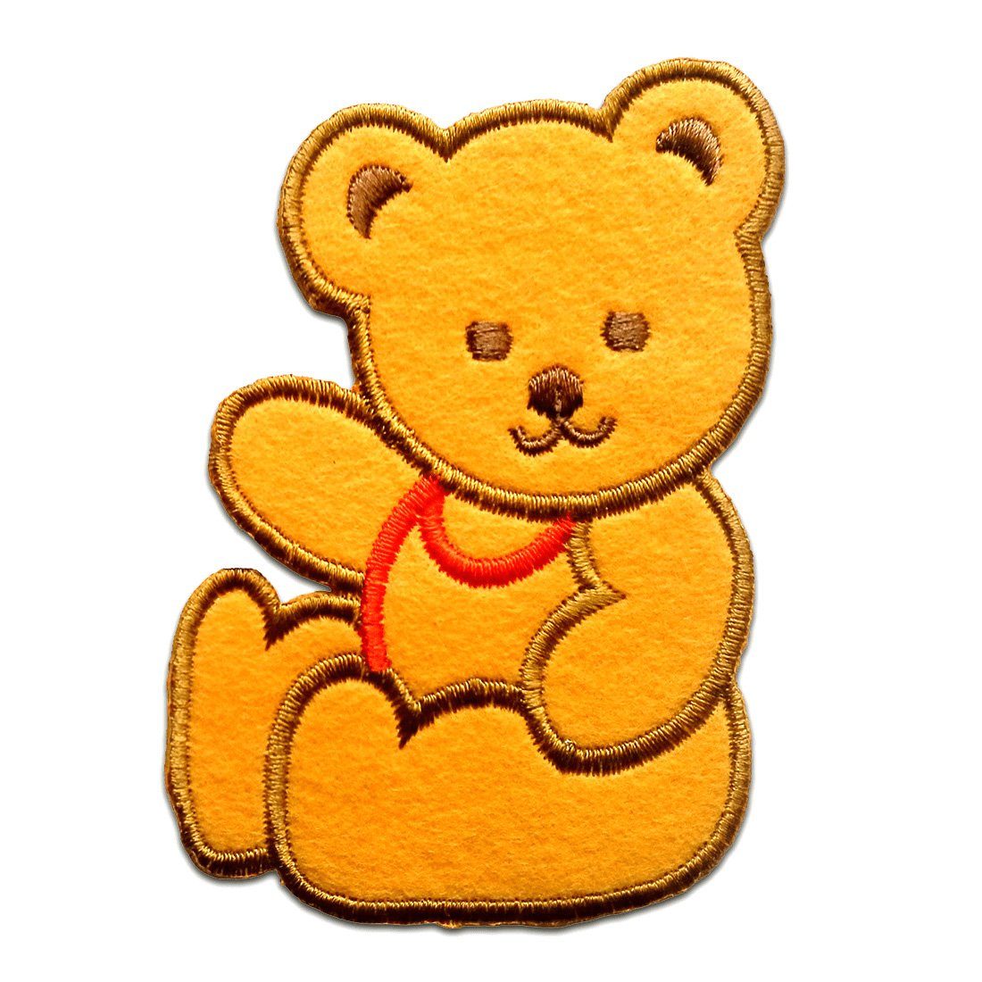 Catch the Patch Aufnäher Bügelbild, Aufbügler, Applikationen, Patches, Flicken, zum aufbügeln, Polyester, Teddy Bär Kinder Tier - Größe: 7,7 x 5,4 cm
