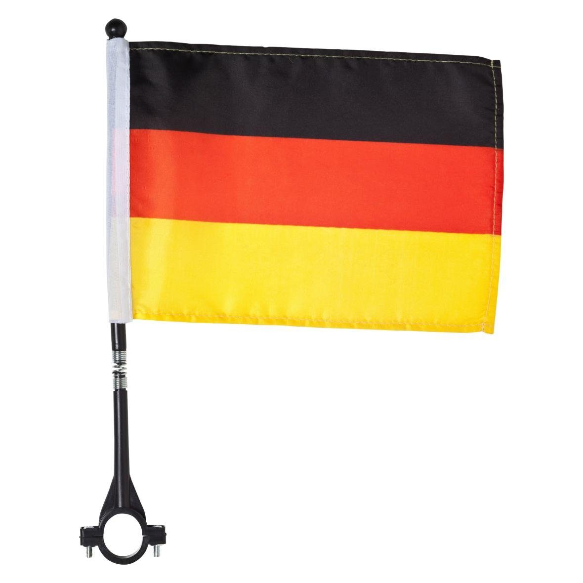 elasto Flagge Fahrradfahne 'Wheel" Deutschland für, EM 2024 Fanartikel
