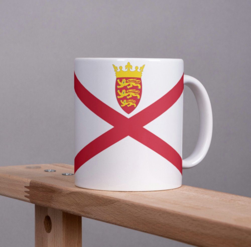 Tinisu Tasse Jersey Kaffeetasse Flagge Pot Kaffee Tasse Britannien Becher Coffeecup