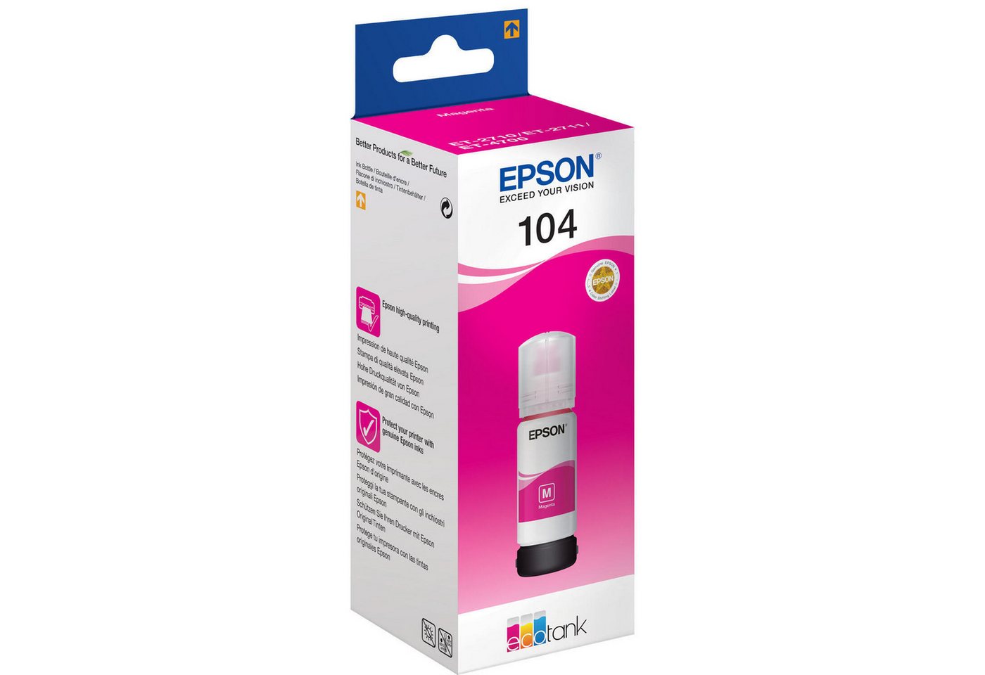 Thumbnail - Epson Epson Nachfülltinte EcoTank 104 magenta Tintenpatrone