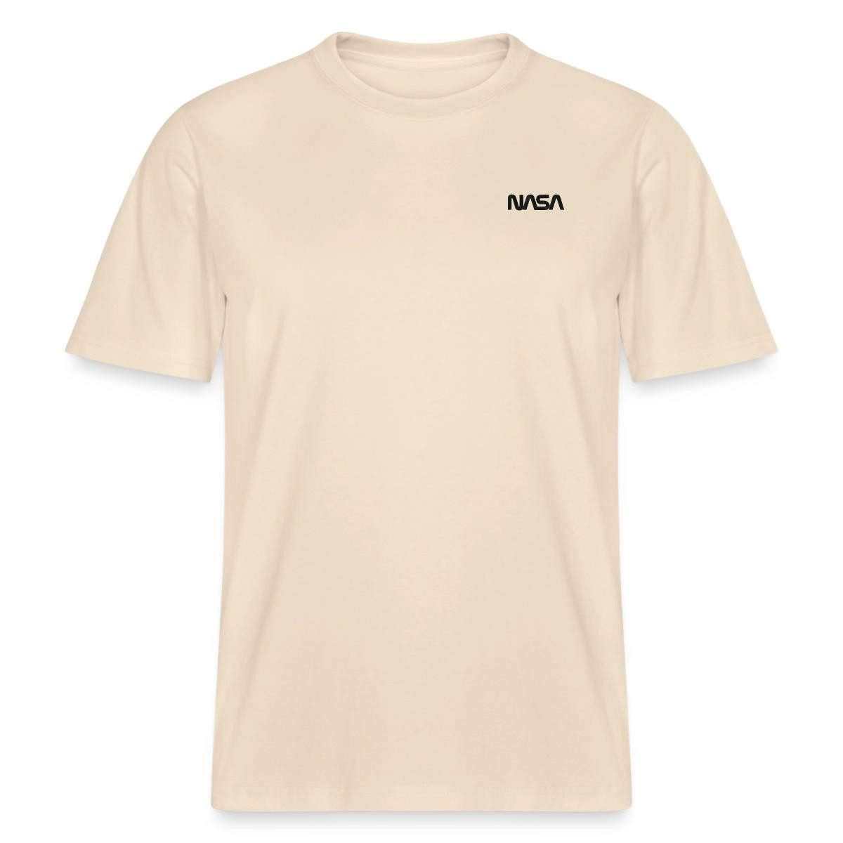 T-Shirt NASA Logo Klein Schwarz Stick Relaxed Fit Unisex T-Shirt