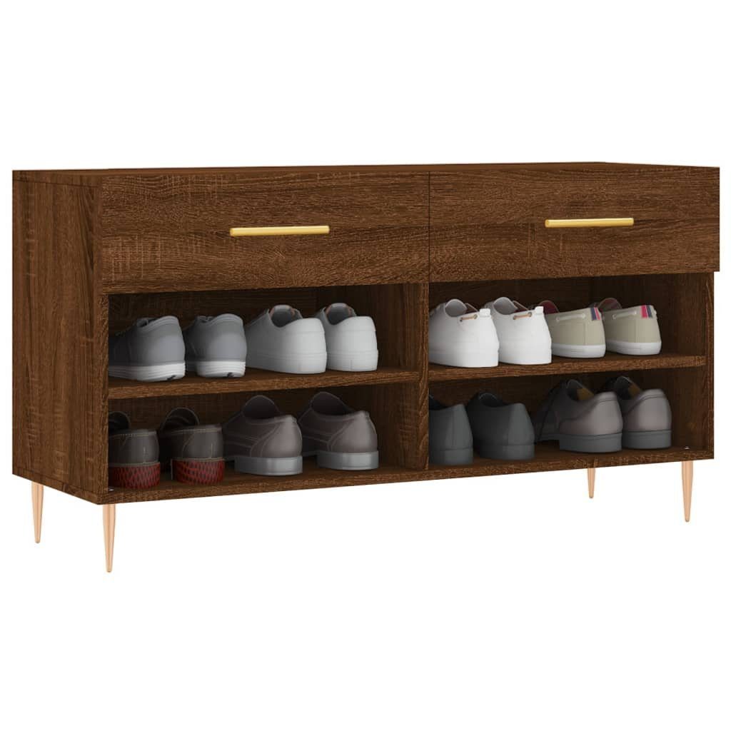 vidaXL Schuhregal Schuhbank Braun Eichen-Optik 102x35x55 günstig online kaufen
