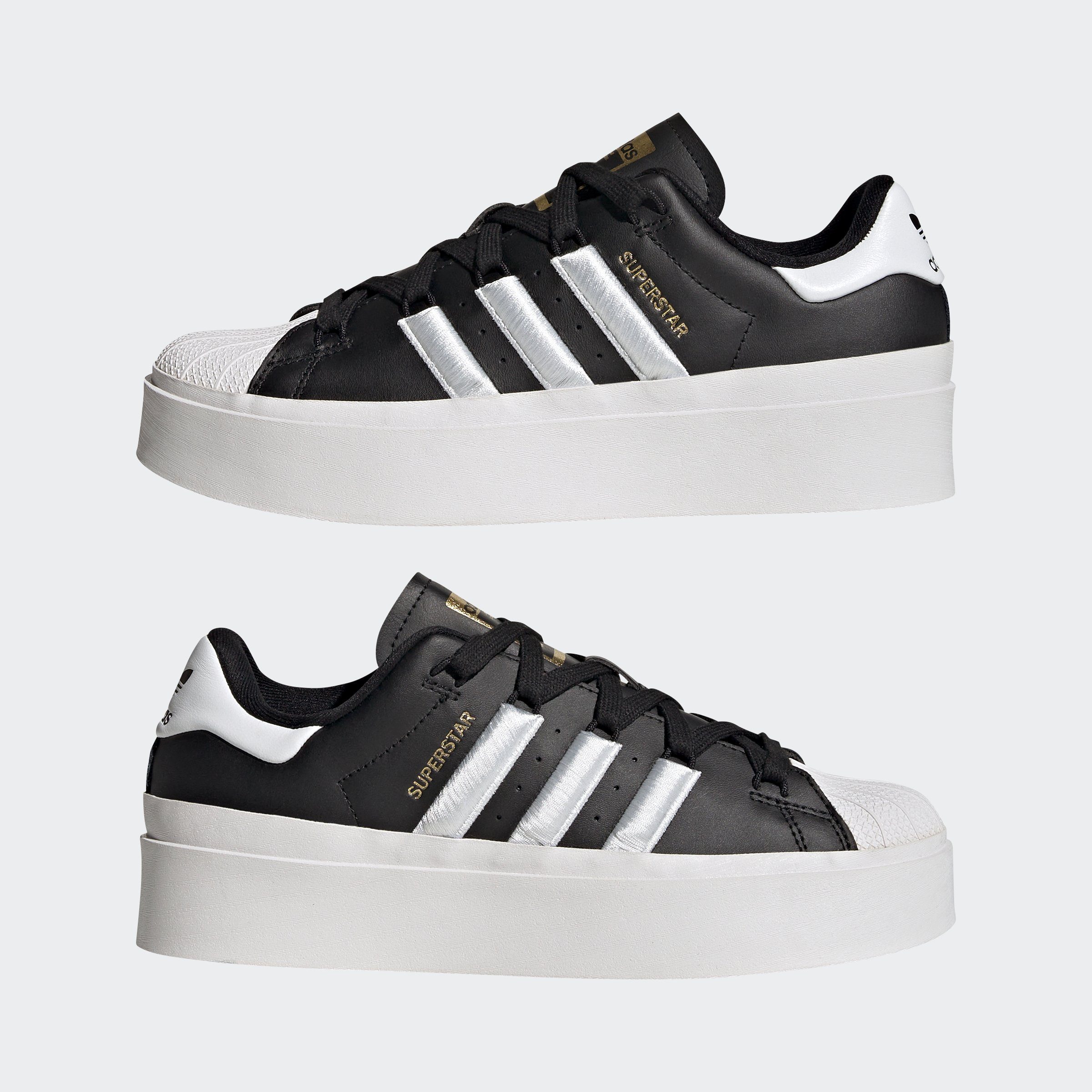 adidas Originals / Sneaker BONEGA / Cloud SUPERSTAR Metallic Core White Black Gold