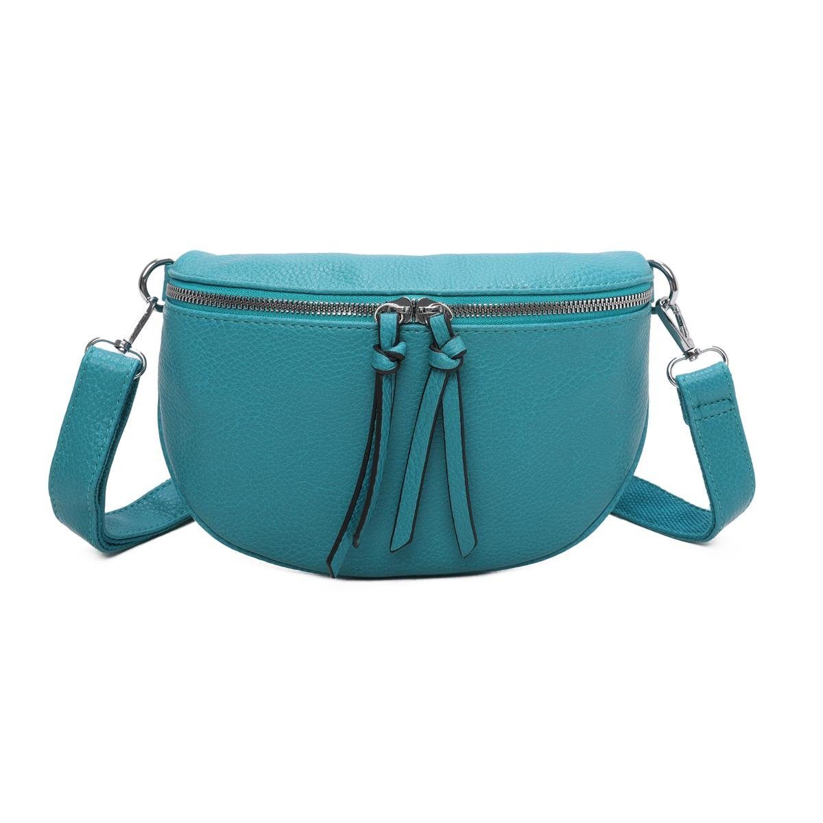 ITALYSHOP24 Bauchtasche Damen Brusttasche Gürteltasche CrossBody, günstig online kaufen