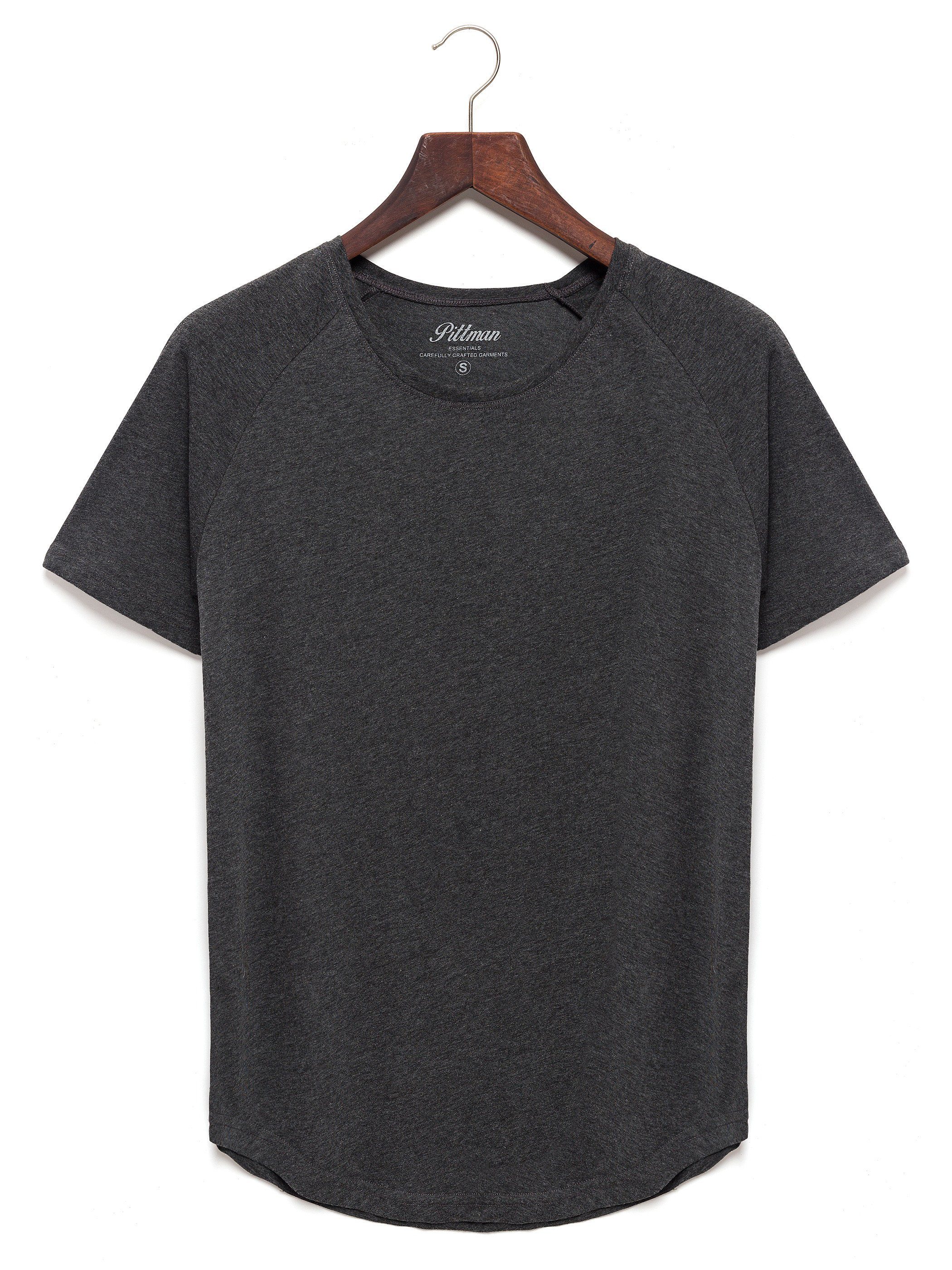 Pittman T-Shirt 3-Pack Herren T-Shirt Finn (Set, 3er-Pack) Oversize Rundhals T-Shirt
