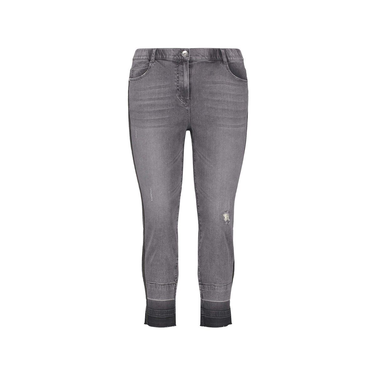 grau Samoon Slim-fit-Jeans (1-tlg)