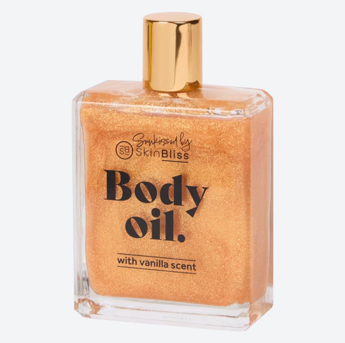 Spectrum Körperöl Körperöl mit goldenem Glitzer 100 ml