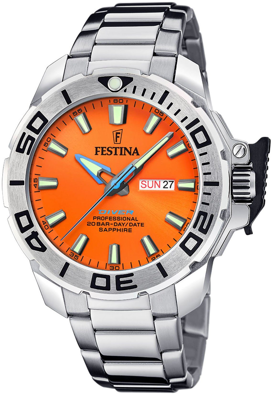Festina Taucheruhr The Originals/Diver F20665/5, (Set, 2-tlg., mit Wechselb günstig online kaufen