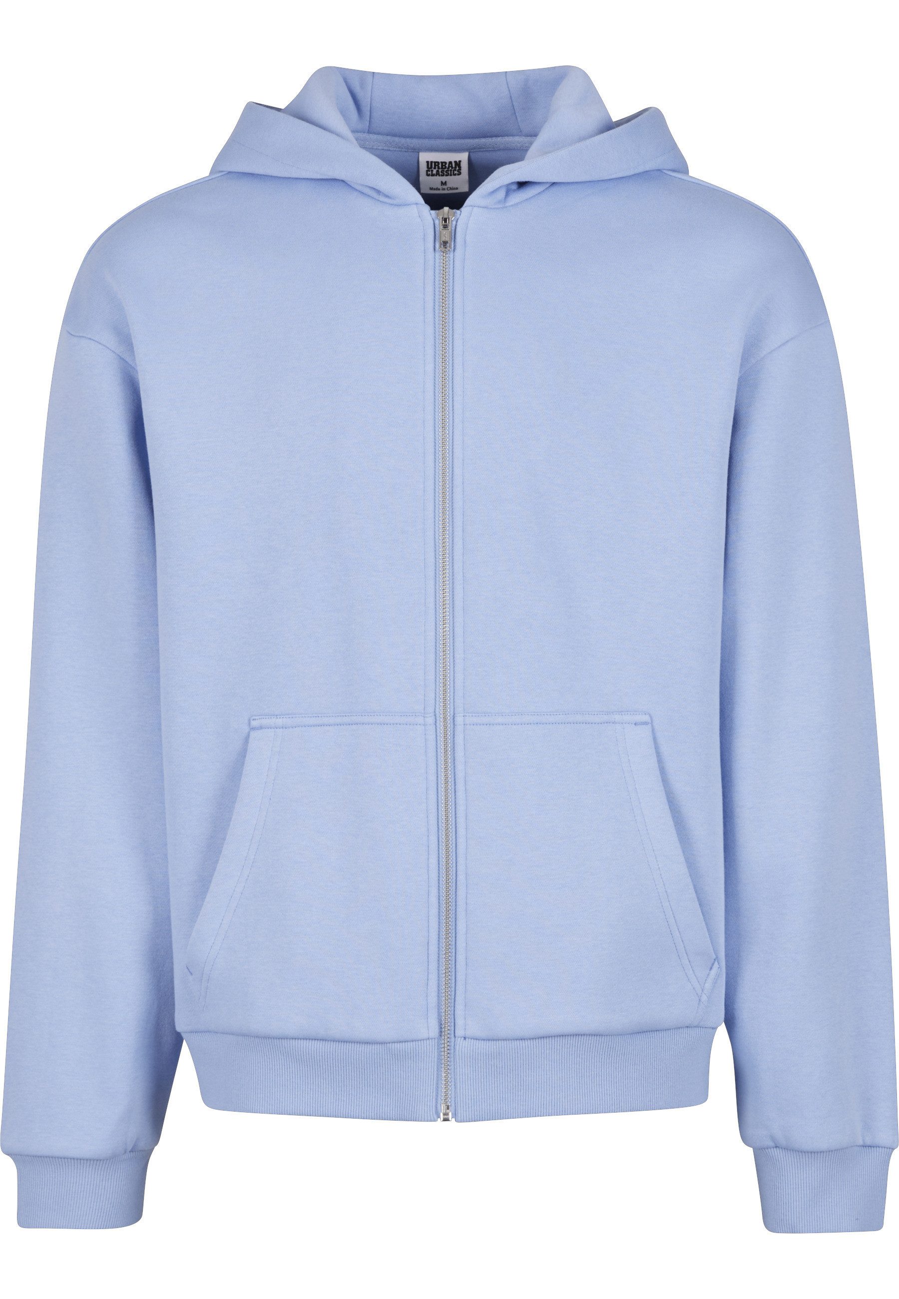 URBAN CLASSICS Strickpullover Urban Classics Fluffy Zip Cardigan (1-tlg)
