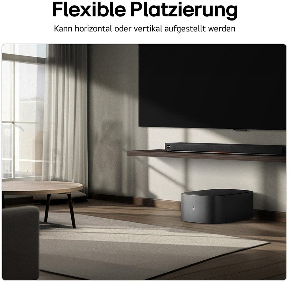 LG Sound Suite M7 Lautsprecher 2.1 (Bluetooth, WLAN, 100 W, unterstützt Dolby Atmos FlexConnect-Technologie)