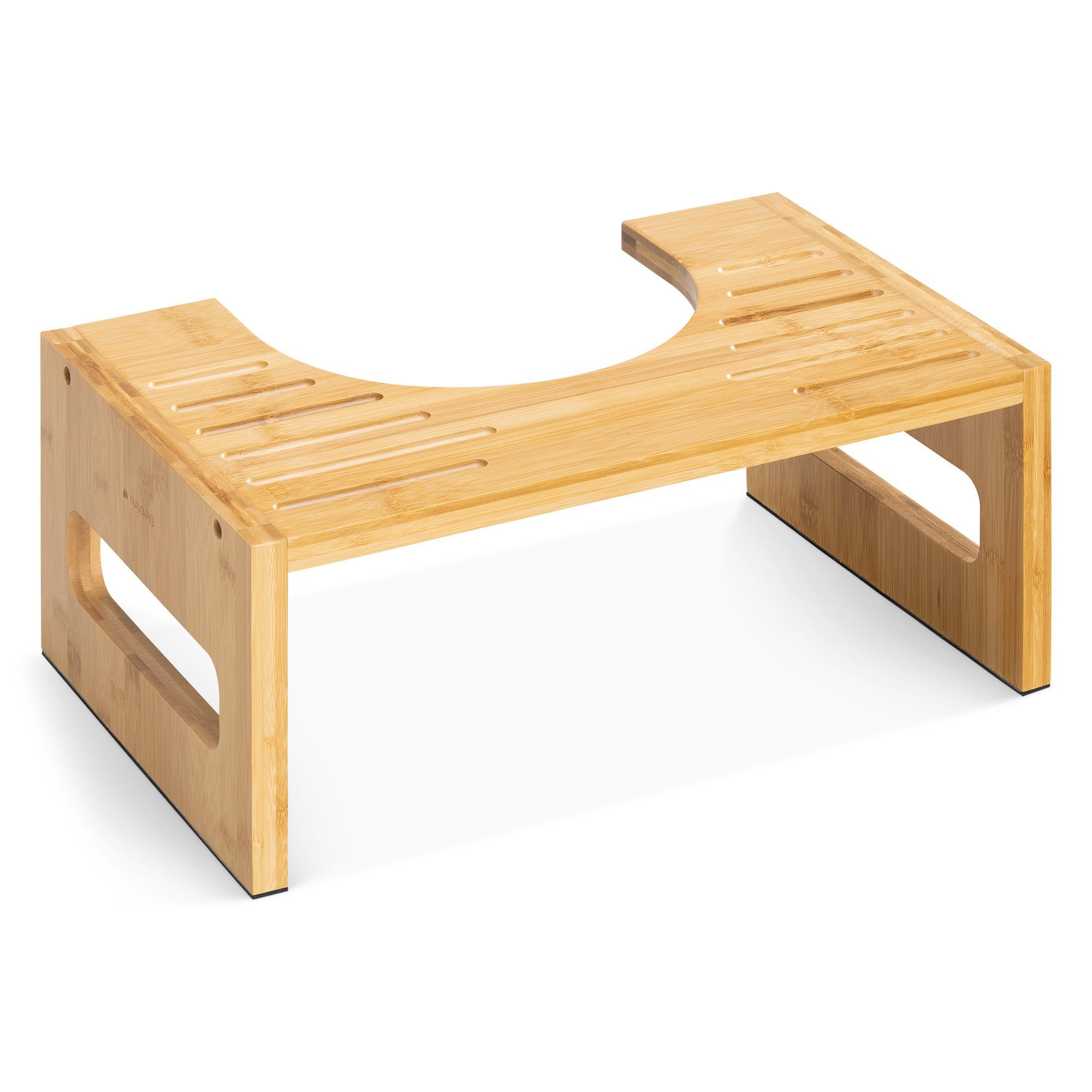 Navaris Fußhocker Bambus Toilettenhocker WC Hocker, günstig online kaufen