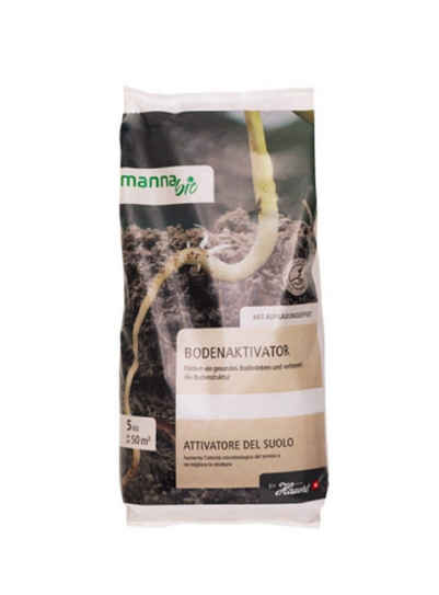 Hauert Gartendünger Manna Bio Bodenaktivator 5 kg für 50 qm