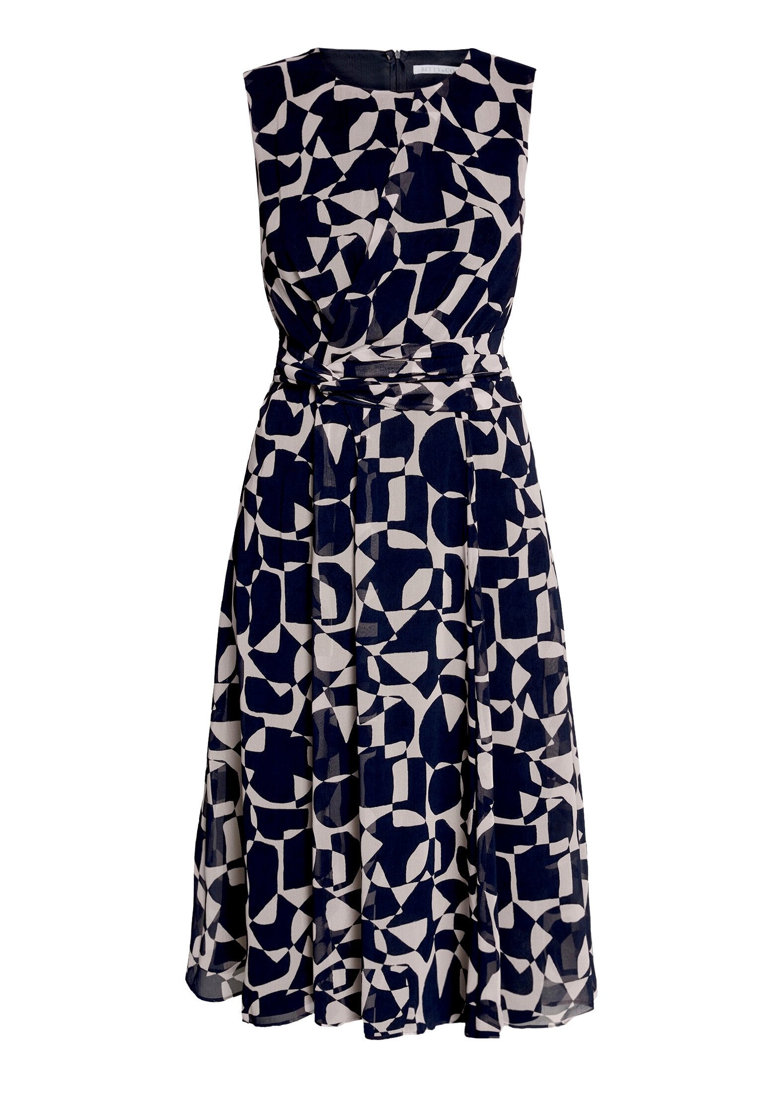 Betty&Co Chiffonkleid Damen ohne Arm