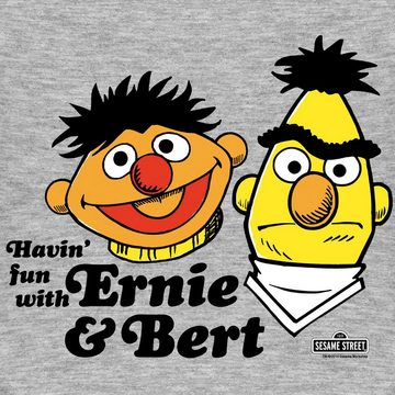 LOGOSHIRT T-Shirt Ernie & Bert - Havin`Fun mit Retro-Print