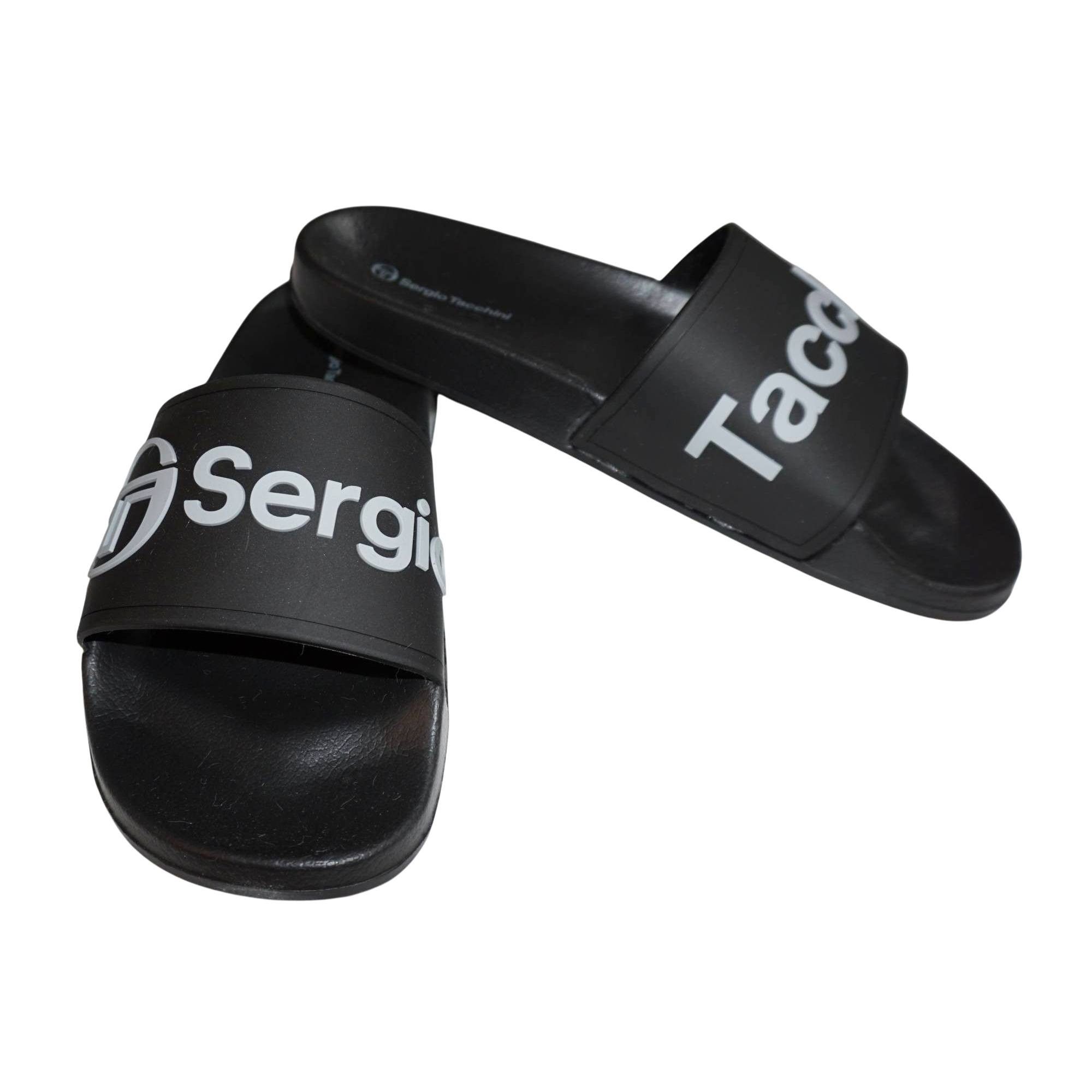 Sergio Tacchini Badelatschen Sergio Tacchini Triod V3 Badepantolette vorgeformtes Fußbett