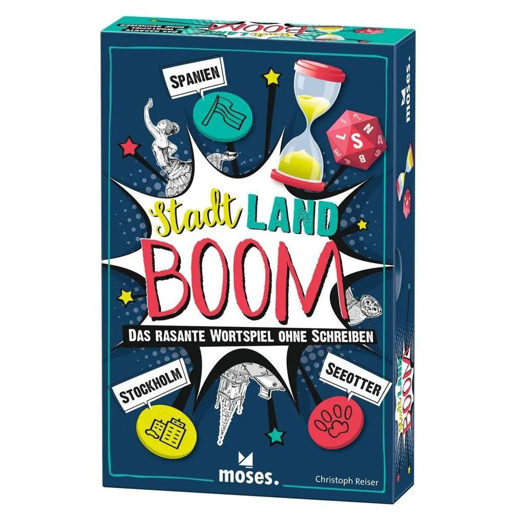 Moses. Verlag Spiel STADT, LAND, BOOM!