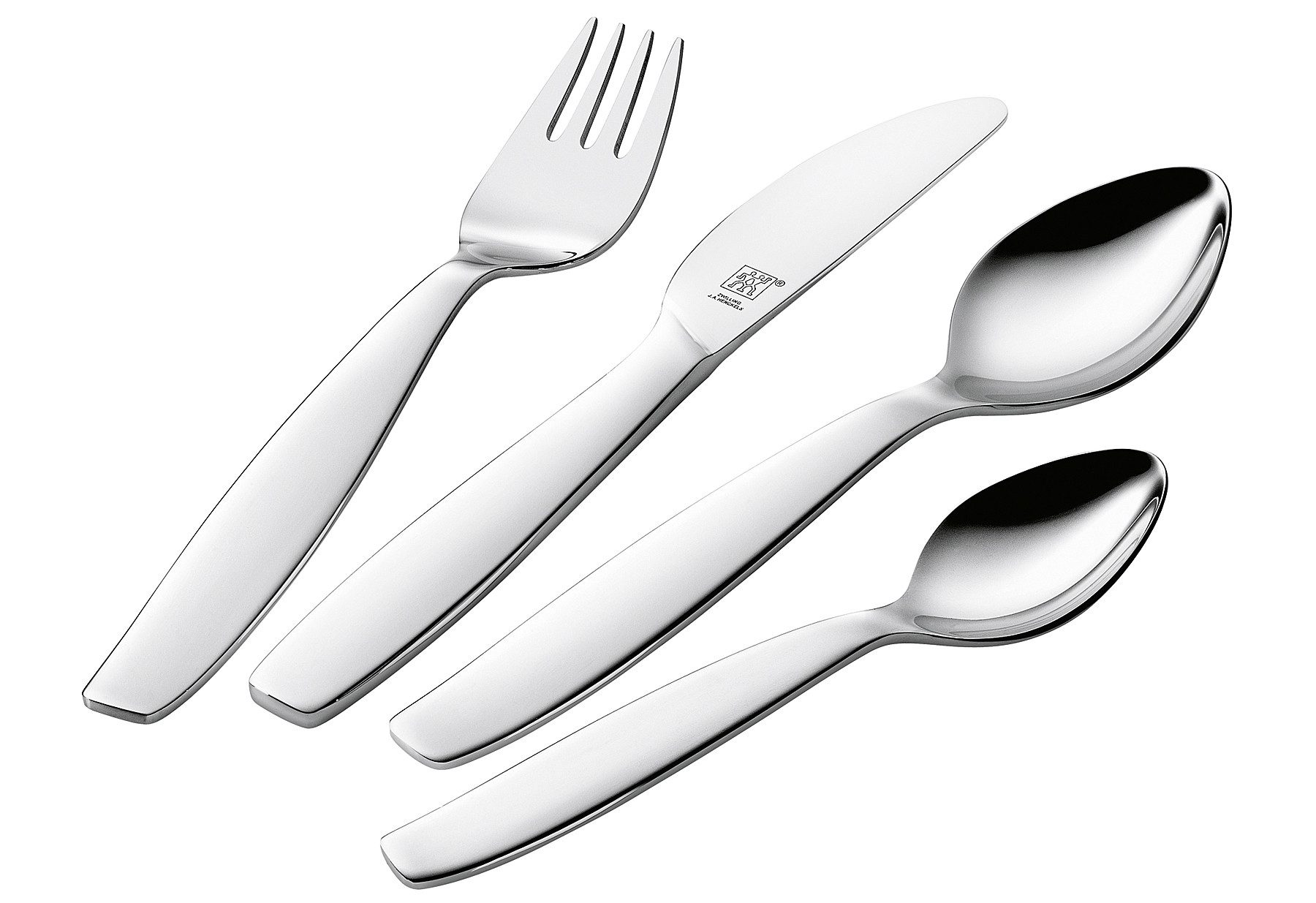 Zwilling Kinderbesteck (4-tlg), 1 Personen, Edelstahl 18/10