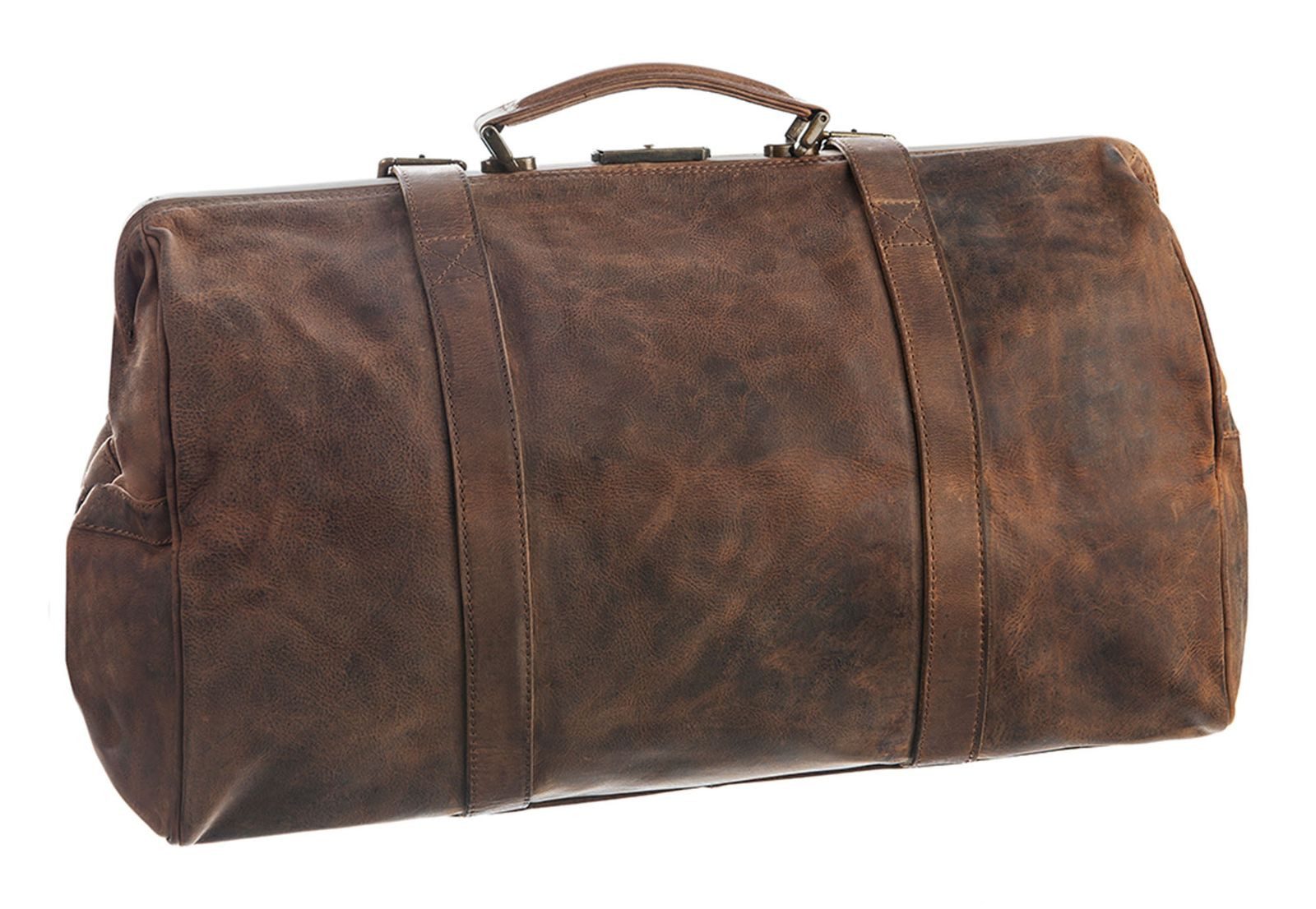 GreenLand Nature Henkeltasche Doc-Bag, aus echtem Rindsleder