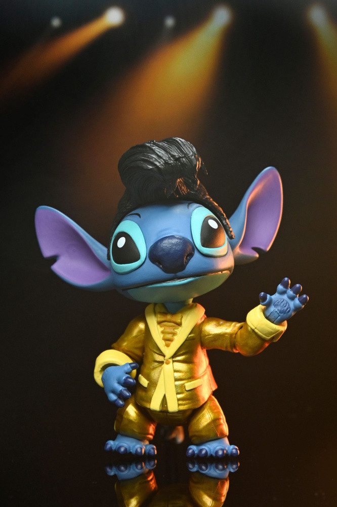 NECA Actionfigur Lilo & Stitch Actionfigur Ultimate Gold Suit Elvis Stitch 18 cm