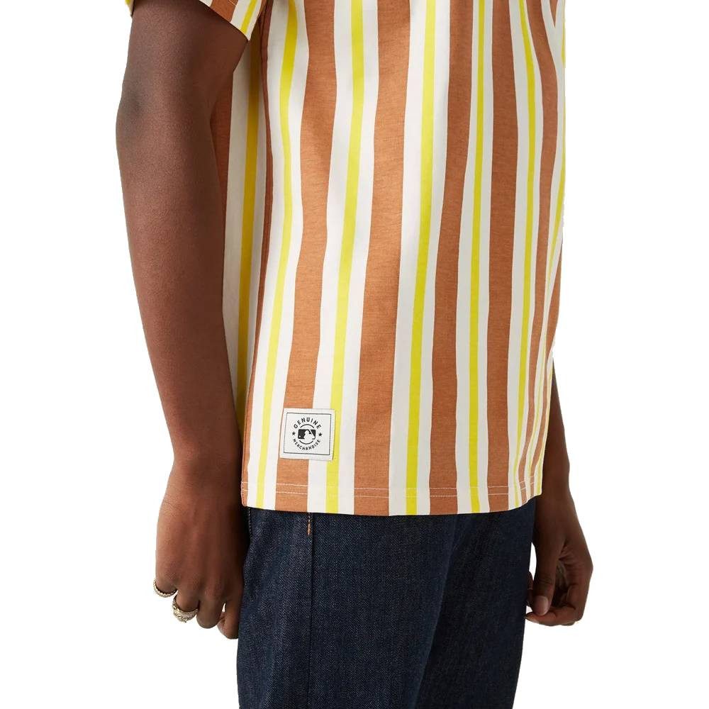 New Era T-Shirt T-Shirt New Era New York Yankees MBL Oversized Stripe (1-tlg) Nadelstreifen-Design