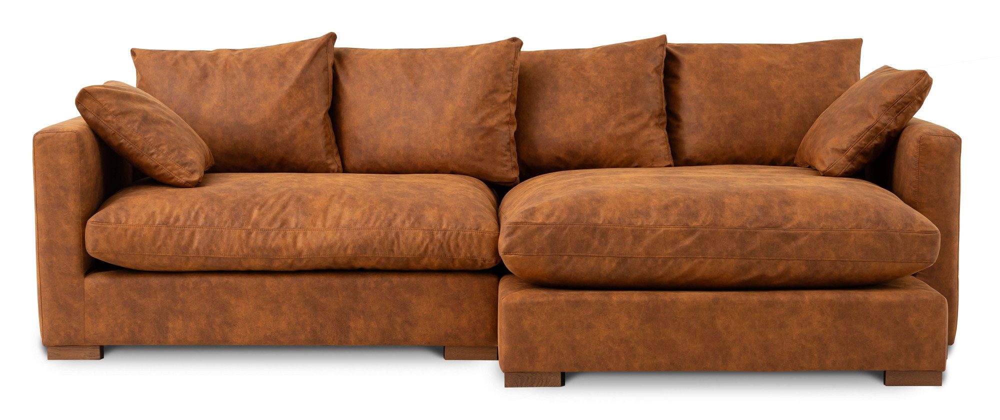 OTTO home Ecksofa Coray, Breite 266 cm, extra weich und kuschelig, mit Federn und Daunen