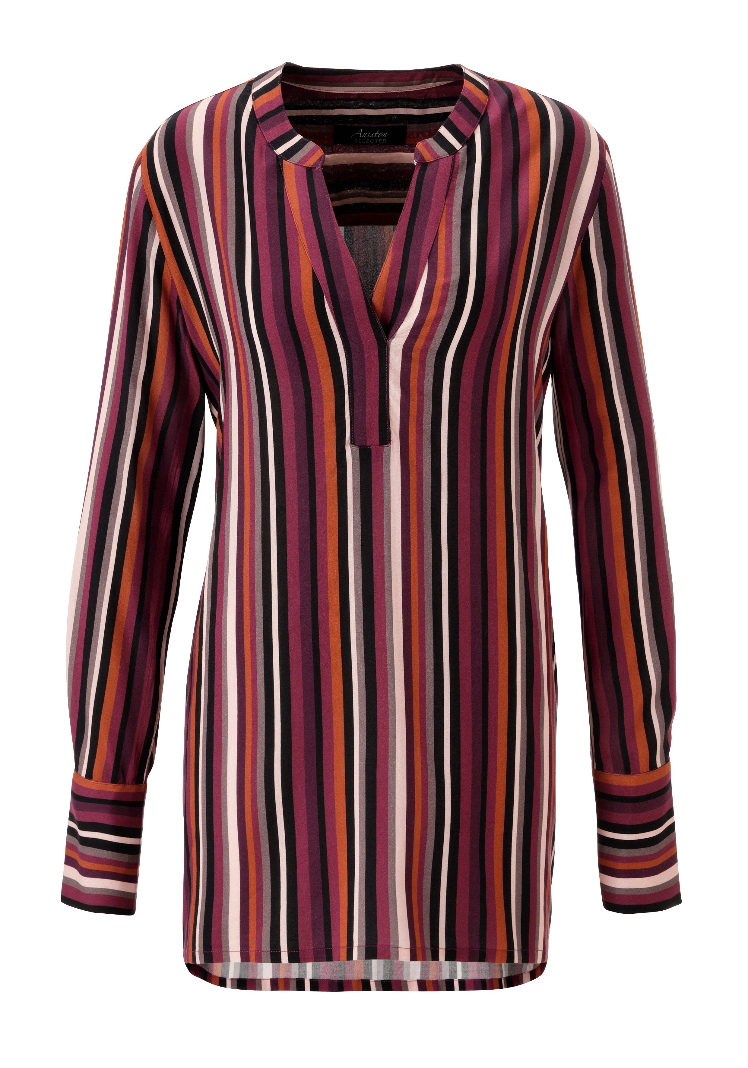 Aniston SELECTED Schlupfbluse Vokuhila - hinten etwas länger geschnitten - NEUE KOLLEKTION – Bild 5 von 5