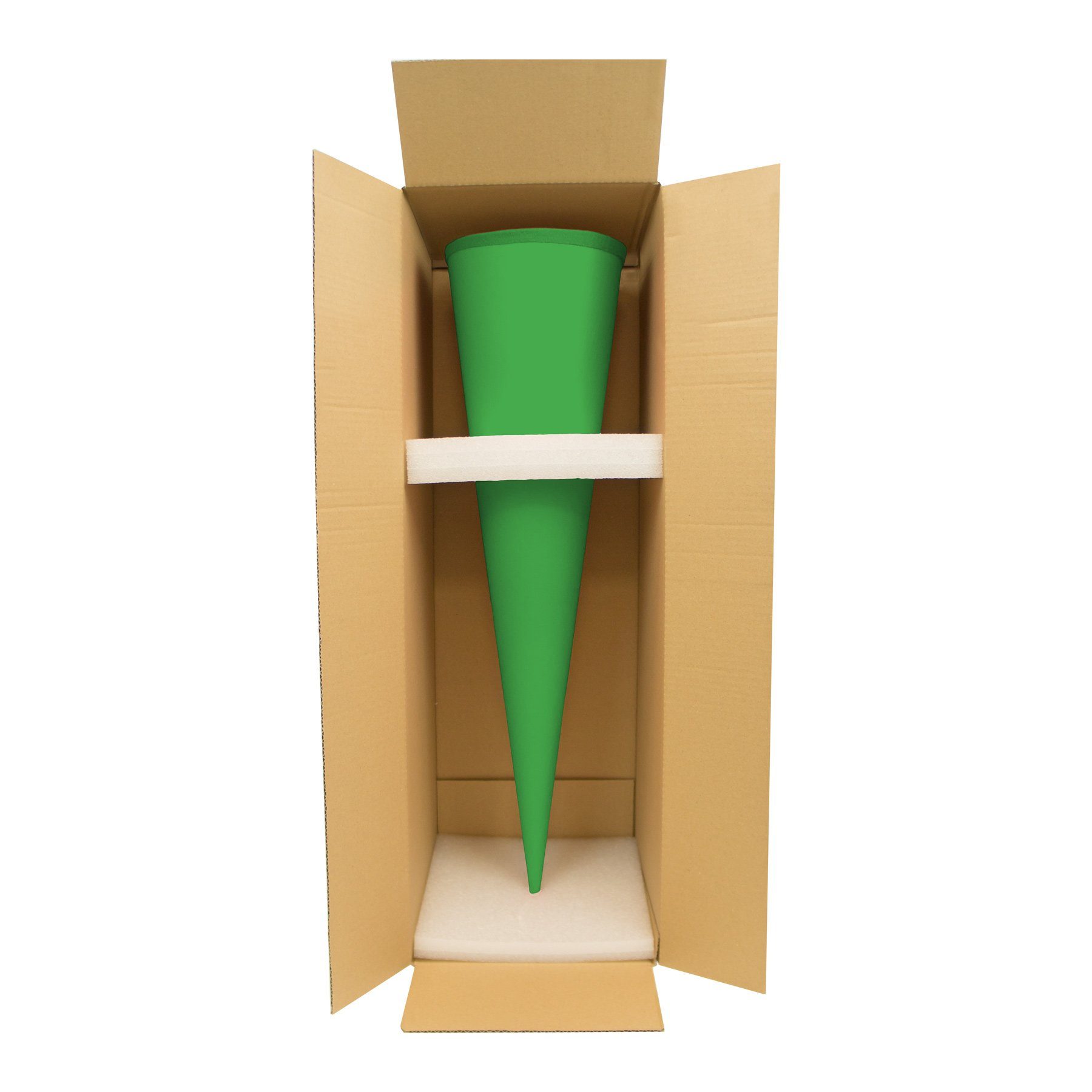 Goldbuch Schultüte Bastelschultüte 70cm grün
