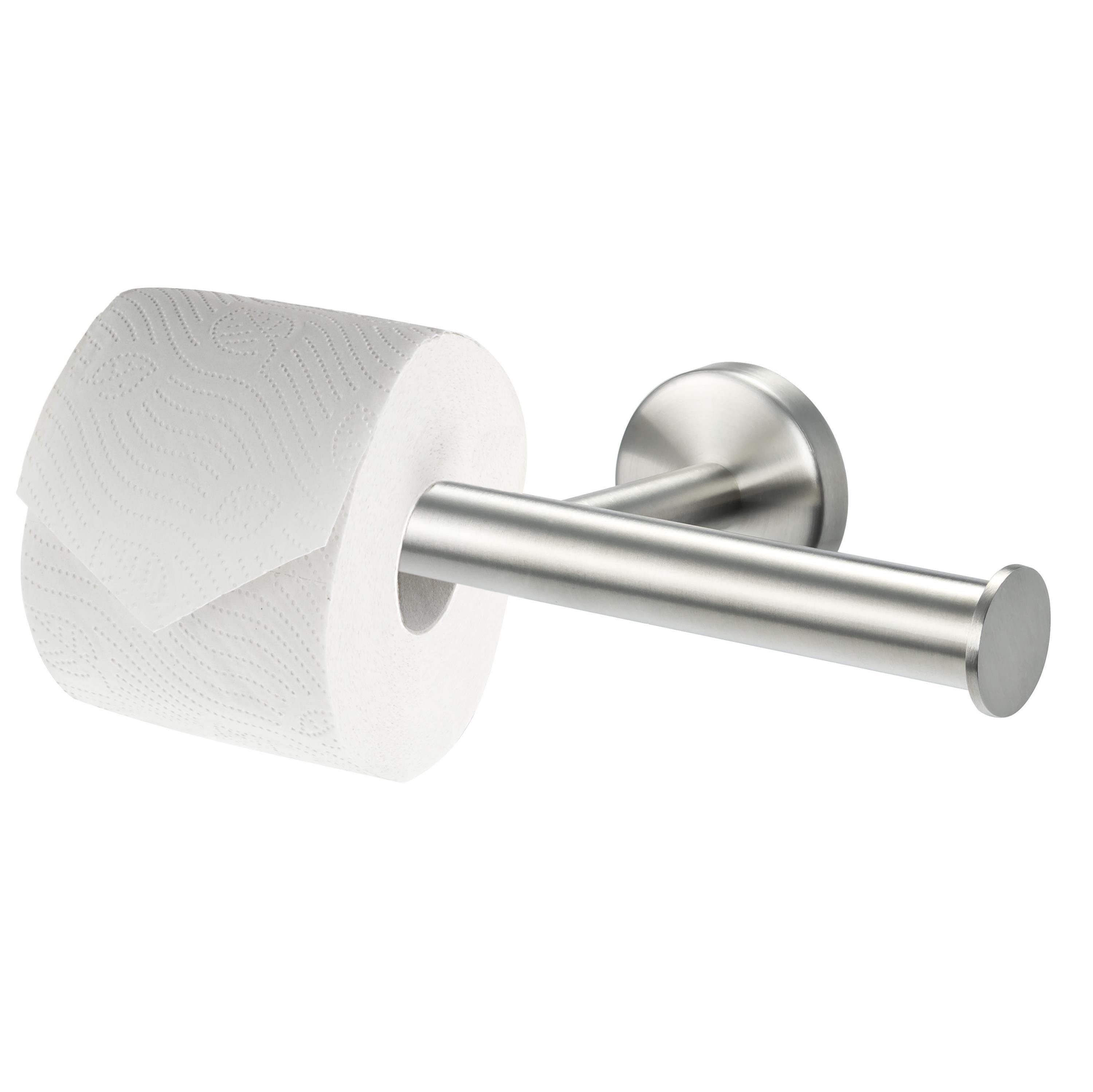 bremermann Toilettenpapierhalter Bad-Serie PIAZZA - 2in1, aus Edelstahl matt (1-St)