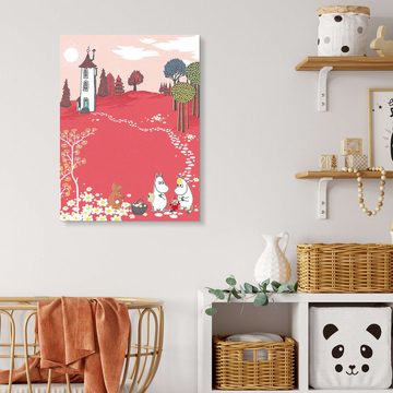 Posterlounge Alu-Dibond-Druck Moomin, Ein neues Abenteuer, Kinderzimmer Illustration