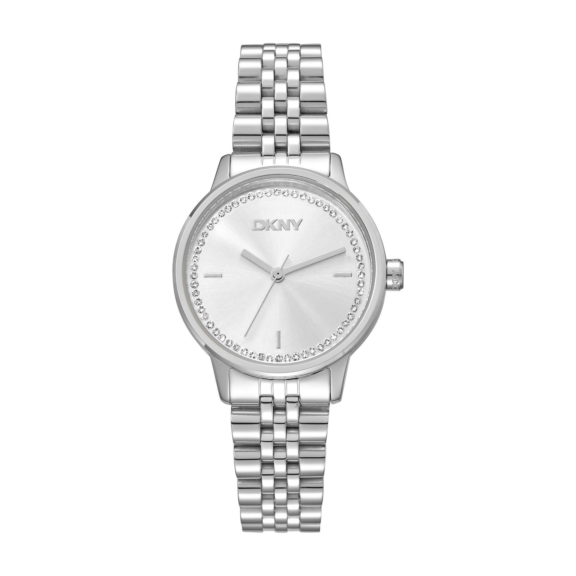 DKNY Quarzuhr Everyday DK1L086M0045, Armbanduhr, Damenuhr, Edelstahlarmband, analog
