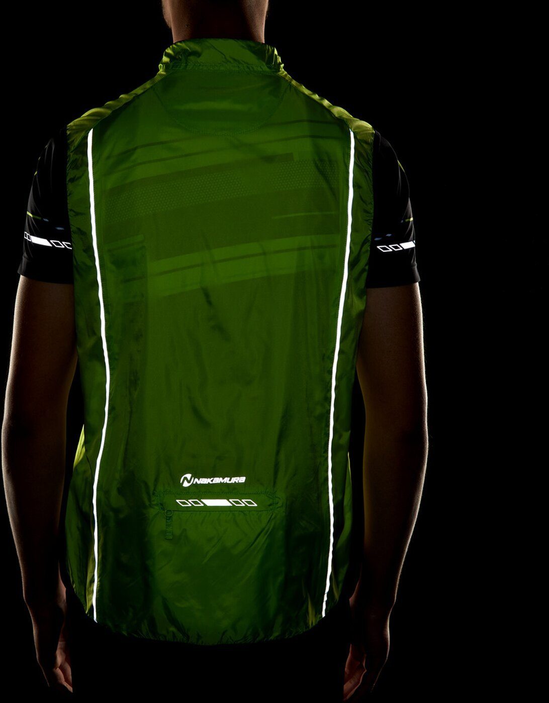 II NAKAMURA GREEN Radtrikot He.-Weste LIME Dambel ux